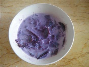 紫薯糯米烧麦的做法步骤5