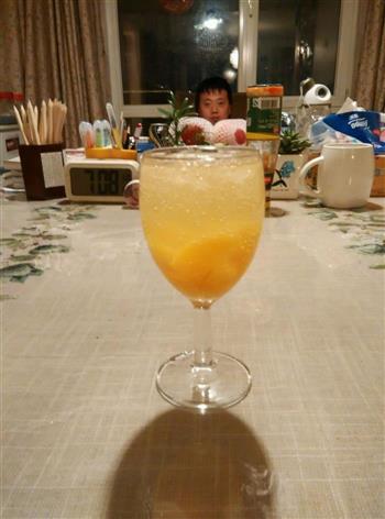 黄桃鸡尾酒的做法步骤6