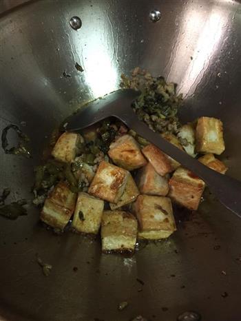 酸菜肉末烧豆腐的做法图解7