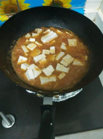 番茄牛肉豆腐羹的做法步骤9