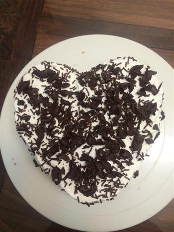 心形黑森林蛋糕的做法图解4