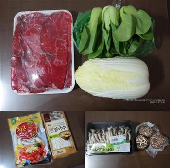 韩式夹心牛肉蔬菜火锅的做法步骤1