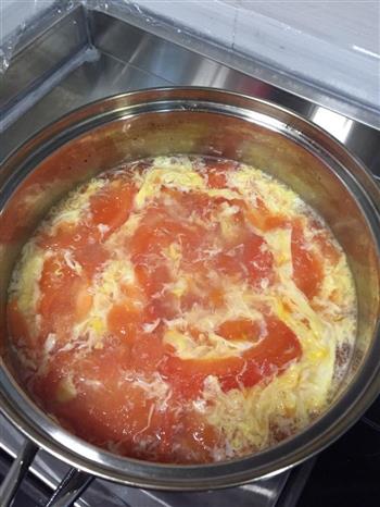 鸡蛋西红柿汤的做法步骤3