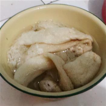广东必备年夜菜-名菜-上汤罗定皱纱鱼腐的做法图解1