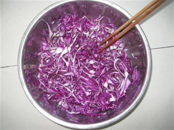 简单几步做出爽口赏心的节后清凉菜-凉拌紫甘蓝的做法步骤1