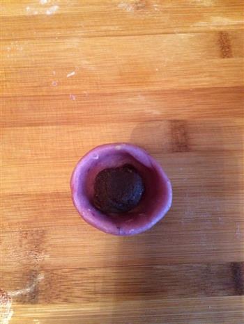 中式点心-紫薯豆沙酥的做法步骤19