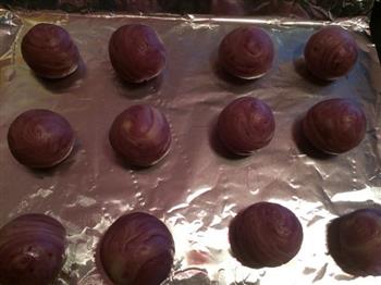 中式点心-紫薯豆沙酥的做法步骤22