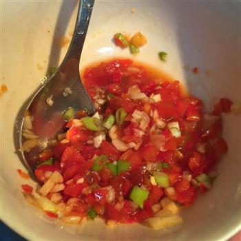 平底锅煎剁椒茄子的做法步骤3