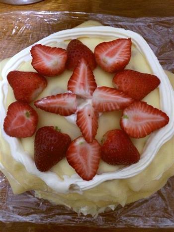 诱人的草莓千层蛋糕的做法步骤16