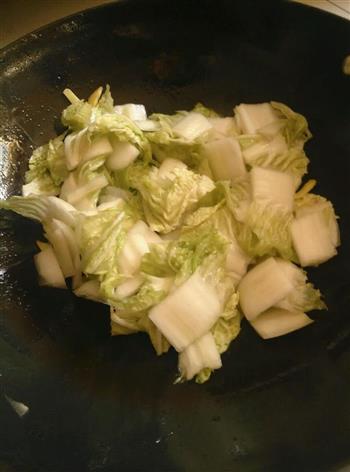 白菜炖豆腐的做法图解4