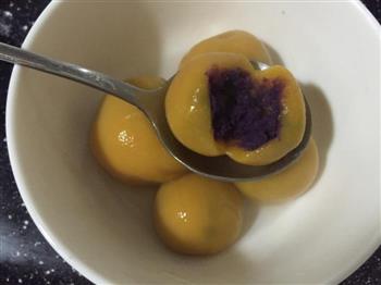 南瓜紫薯汤圆的做法步骤1