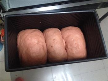 粉色浪漫甜蜜蜜红豆面包的做法步骤11