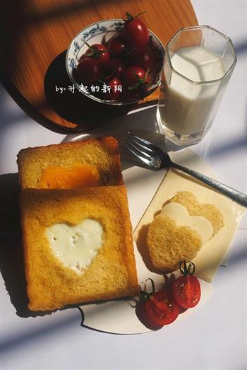 爱心早餐吐司面包的做法步骤8