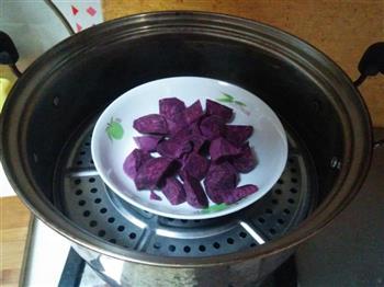 紫薯南瓜饼的做法图解1