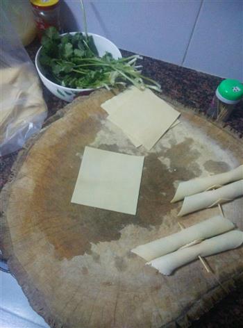 干豆腐卷香菜的做法步骤1