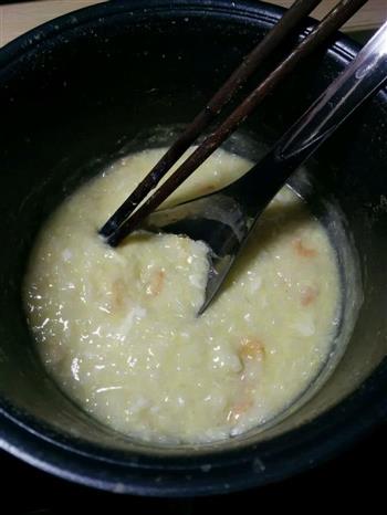 虾米鸡蛋粥的做法步骤1