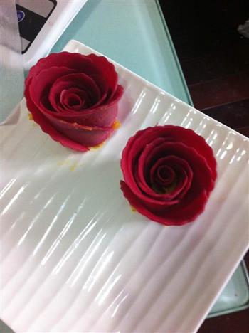 红玫瑰可丽饼的做法步骤20