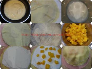 芒果千层蛋糕的做法步骤2