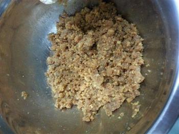 金丝肉松饼改良版 咸蛋黄肉松饼的做法步骤3