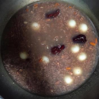 红豆汤圆糯米粥的做法步骤1
