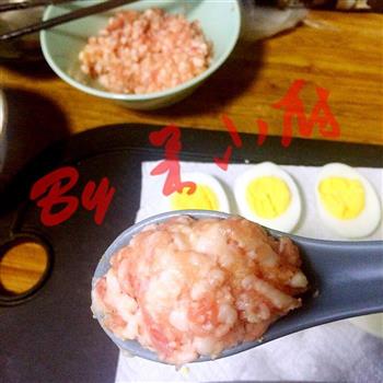 DUANG-鸡蛋肉圆酿香菇的做法步骤8