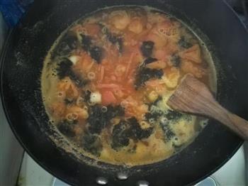 西红柿紫菜蛋花汤的做法步骤8