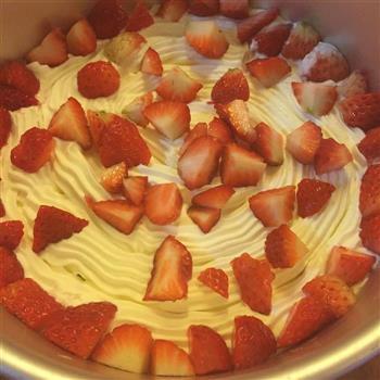 小清新-草莓木糠蛋糕的做法步骤8