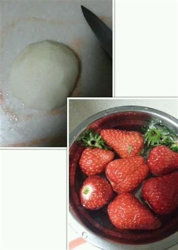 甜品-草莓酸奶的做法步骤1