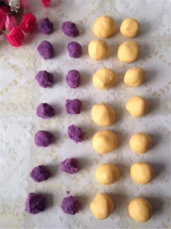 南瓜紫薯糯米糍的做法步骤13