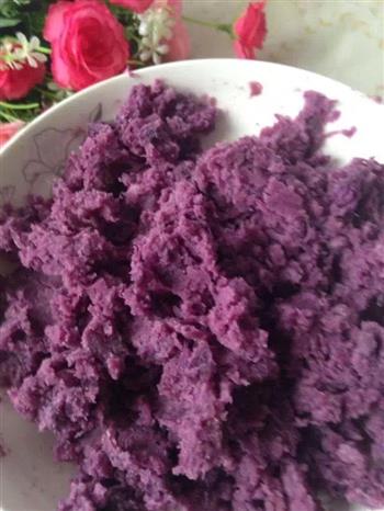 南瓜紫薯糯米糍的做法图解7