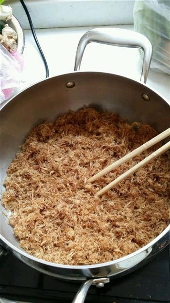 炒锅自制肉松的做法步骤4