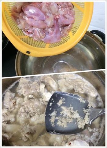 砂锅炖胡萝卜兔肉的做法图解2