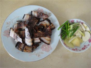 酱油肉干锅花菜的做法步骤2