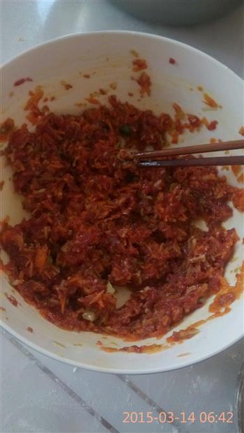南瓜皮牛肉胡萝卜蒸饺的做法步骤8