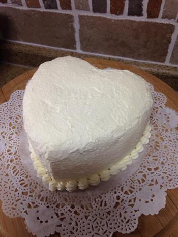 暖暖的大白-白色情人节蛋糕的做法步骤4
