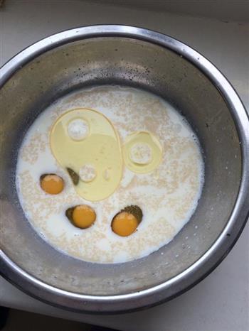 自制牛奶鸡蛋油条的做法图解2