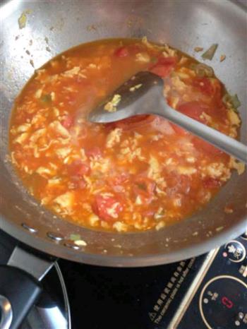 番茄鸡蛋手擀面的做法步骤9
