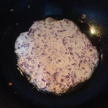10分钟快手早餐—紫甘蓝煎饼的做法图解6