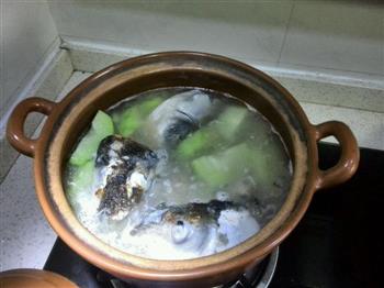 佛手瓜、鱼头汤的做法图解6