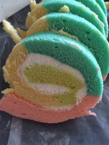 彩虹蛋糕卷的做法图解3