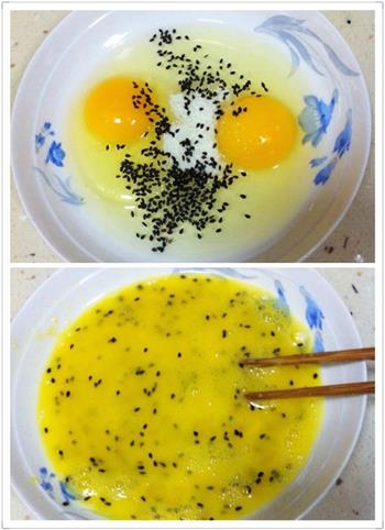 蛋煎馒头片的做法图解3