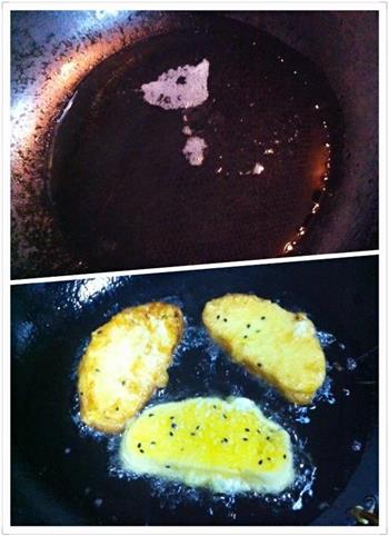 蛋煎馒头片的做法步骤5