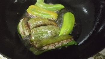 超下饭的尖椒盒/虎皮青椒酿肉的做法步骤7