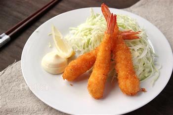 日式炸虾的做法步骤7