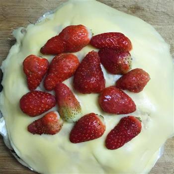 草莓千层蛋糕的做法步骤7
