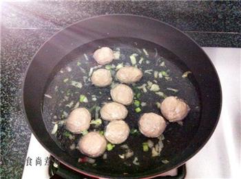 牛肉丸生菜汤面的做法步骤7