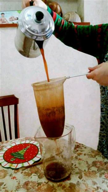 港式丝袜奶茶的传统做法的做法步骤3