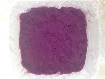 红豆紫薯糕的做法步骤5