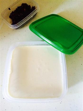 雪花红豆椰奶冻的做法步骤3