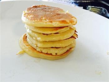 快手早餐-椰香鸡蛋松饼pancake的做法步骤3